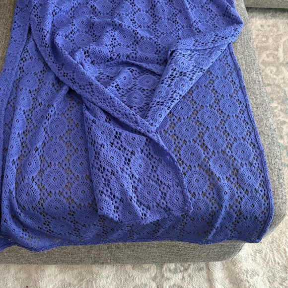 Lilly Pulitzer Strapless Royal Blue Lace Dress - Picture 3 of 3